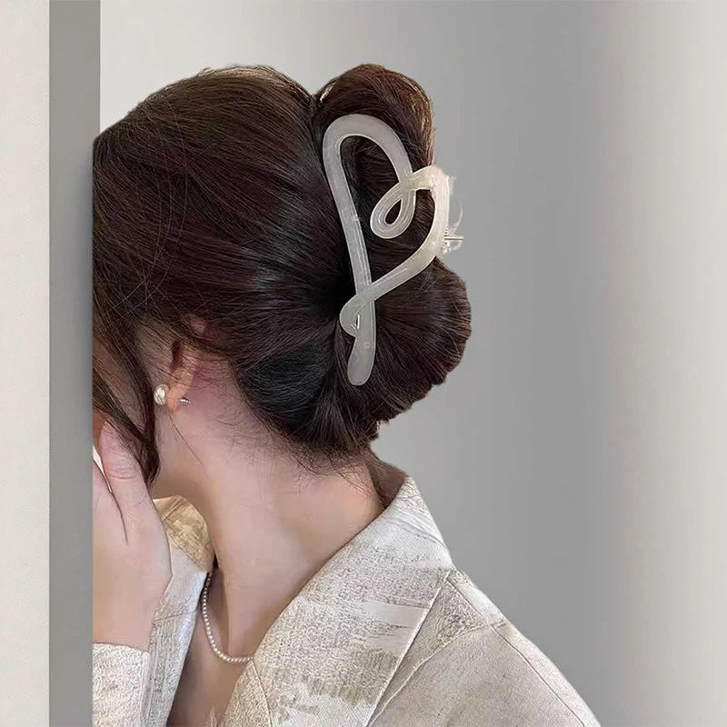 Heart Hair Claw Clip – Trendy Luxury Hair Accessory for Women Hair Claw Clip Axl