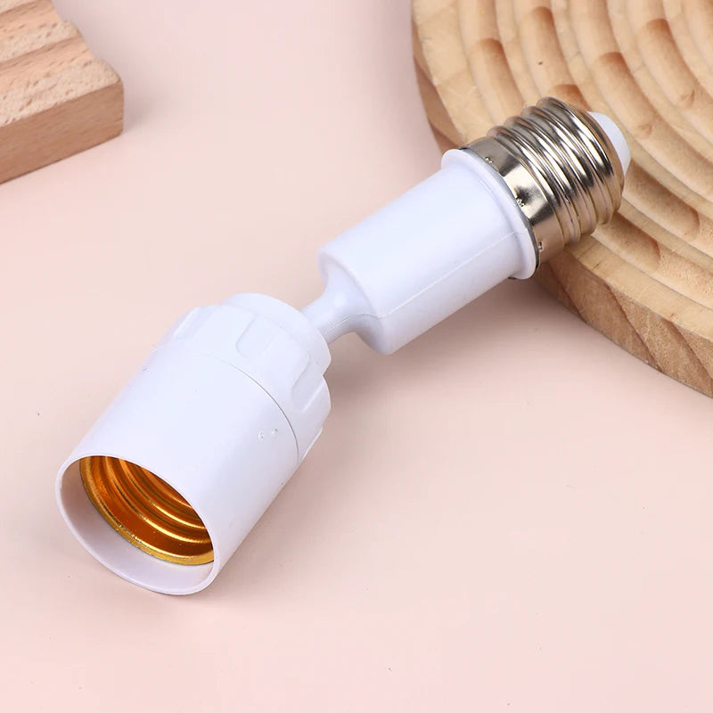 E27 Socket Extender Adapter – 360° Rotatable Light Bulb Base Light Socket Adapter Axl Default Title
