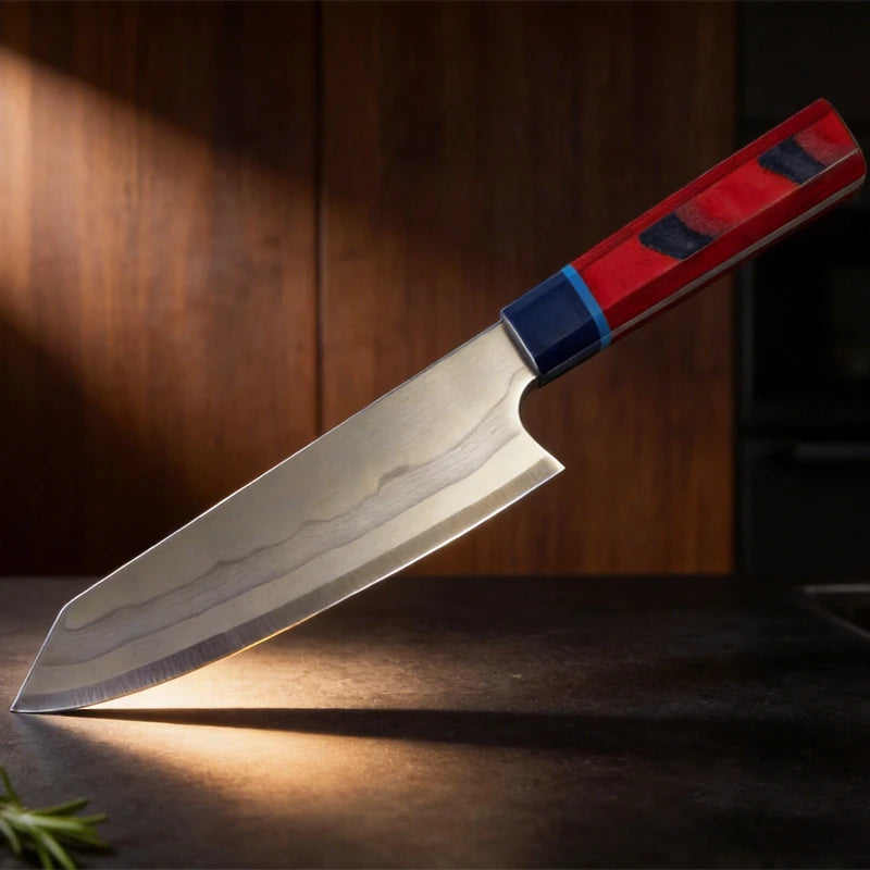 VG10 Damascus Chef Knife | Wood Handle | 205mm Sharp Blade Damascus Chef Knife Axl Kitchen knives