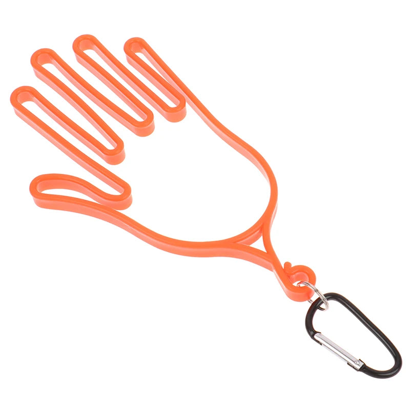Golf Glove Holder & Stretcher with Carabiner Clip Golf Glove Holder Axl Orange
