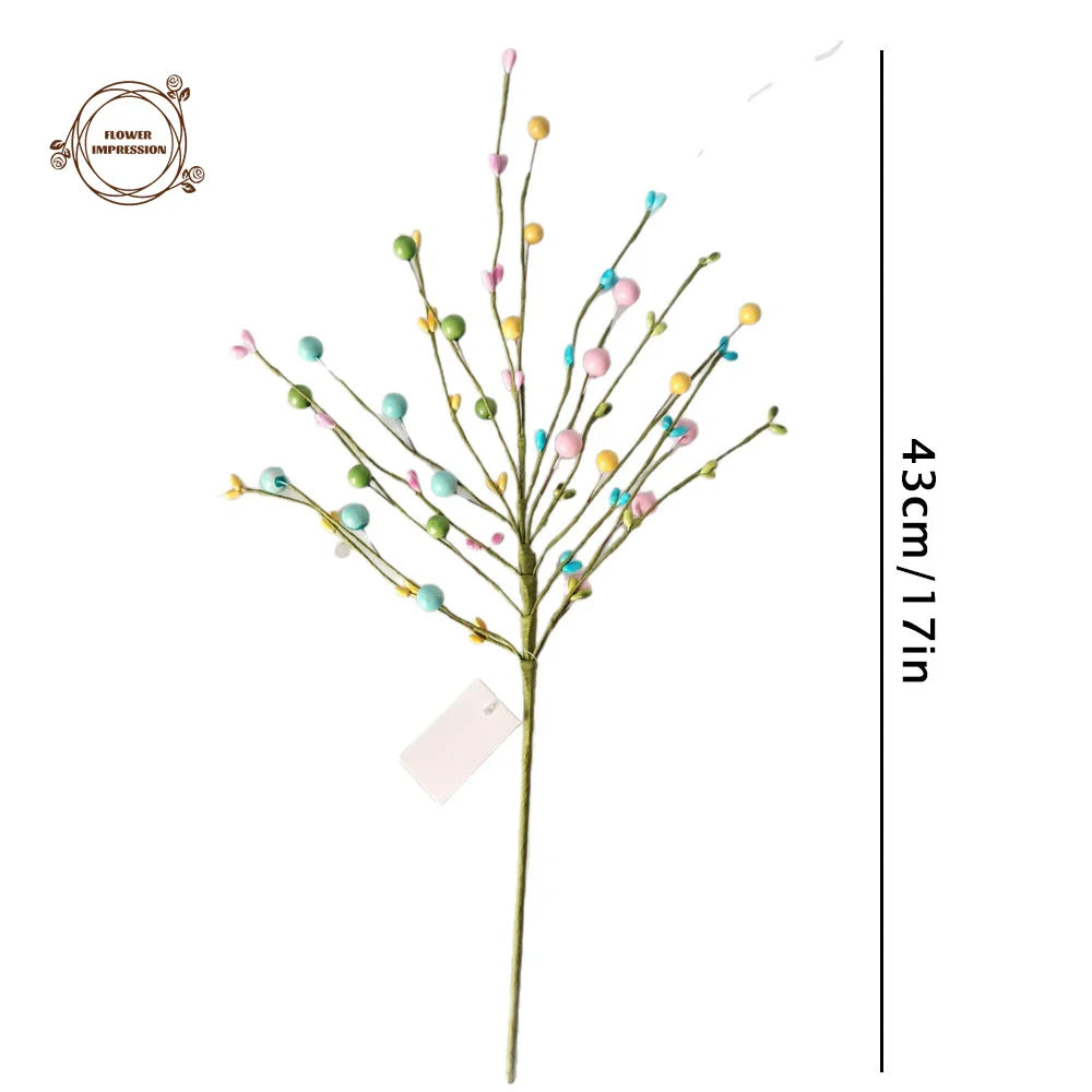 Faux Berry Stems – Artificial Easter Sprays for Wreaths & Decor Artificial Berry Stems Axl