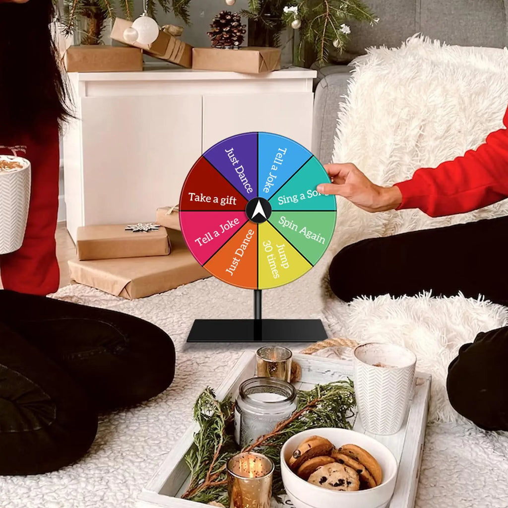 Erasable Acrylic Prize Wheel – Spin Game for Events & Parties Prize Spin Wheel Axl