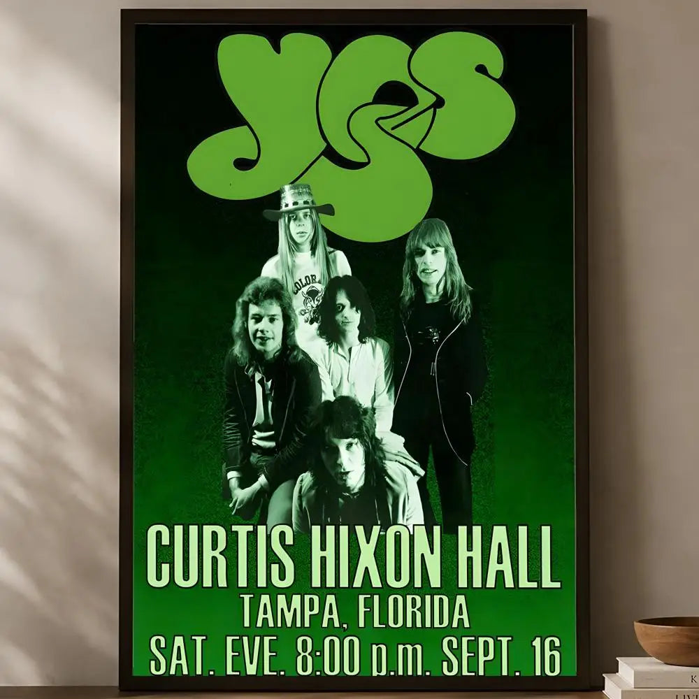 Yes Band Self-Stick HD PVC Wall Art Poster – Waterproof Decor Wall Art Poster Axl White01 60X90cmNoframe