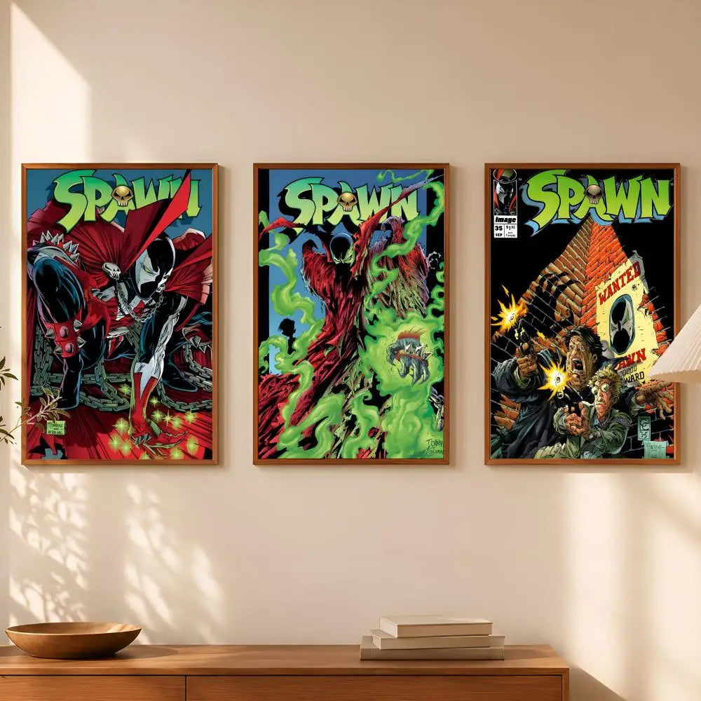 Spawn HD Self-Stick PVC Wall Poster – Waterproof Home Decor Wall Art Poster Axl