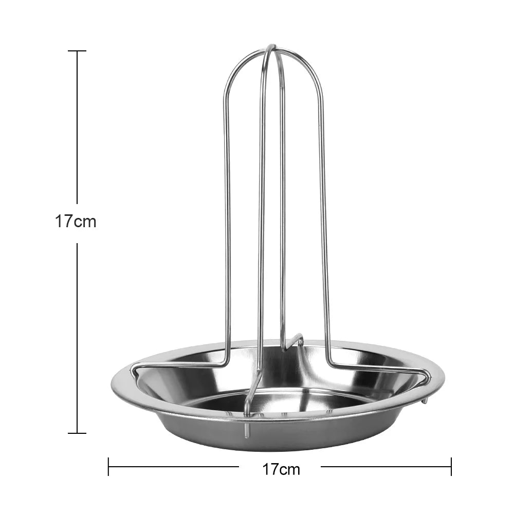 Vertical Chicken Roaster Rack – Stainless Steel BBQ & Oven Chicken Roaster Rack Axl
