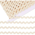 Cotton Ric Rac Wavy Fringe Trim Ribbon 15mm – 16.5 Yards White Sewing Trim Ribbon Axl AECH04-17644