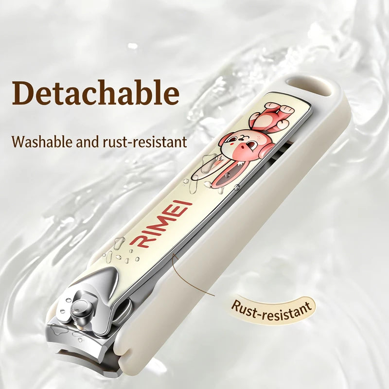 PLYS Splash-Proof Nail Clipper with Storage Box | Stainless Steel Nail Clipper Axl