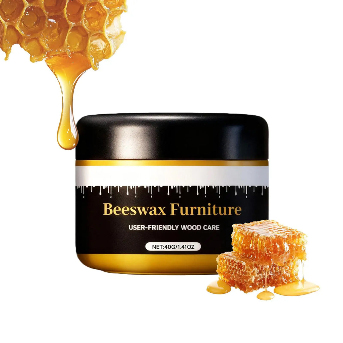 40g Beeswax Wood Conditioner – Furniture & Floor Polish Wax Wood Polish Wax Axl