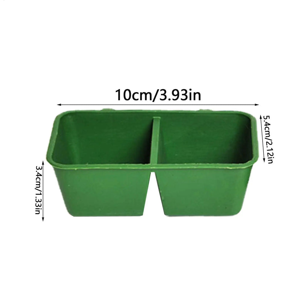 2-in-1 Parrot Food & Water Bowl | Bird Cage Feeder Cup Bird Cage Feeder Axl