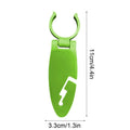 Paddle Board Fin Clips Set of 2 – Snap-Lock ABS Clamps Paddleboard Fin Clips Axl Green