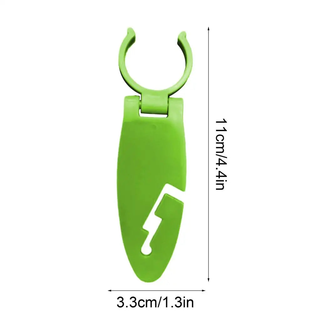 Paddle Board Fin Clips Set of 2 – Snap-Lock ABS Clamps Paddleboard Fin Clips Axl Green