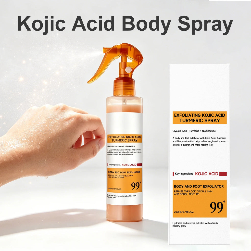 Kojic Acid Turmeric Body Spray – Brightening & Smoothing 200ml Brightening Body Spray Axl