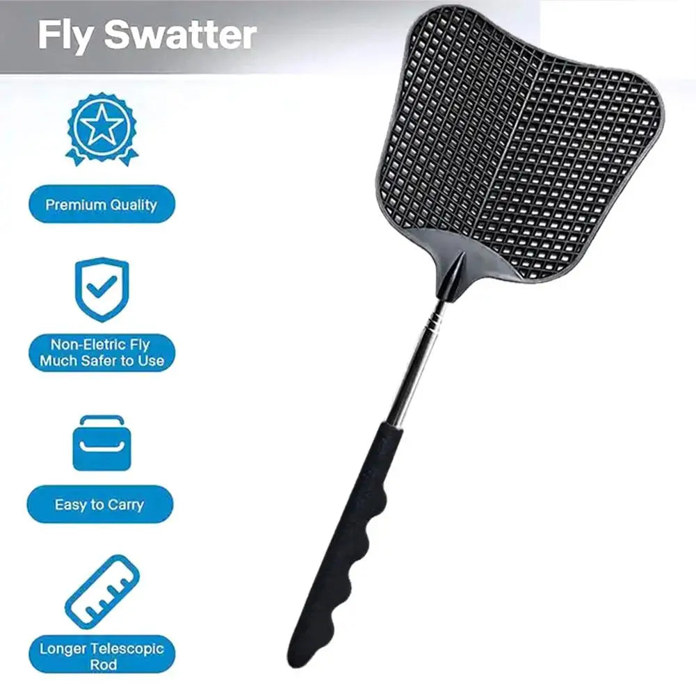 Retractable Fly Swatter – Plant Design Manual Mosquito Killer Fly Swatter Axl