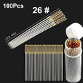 100-Pack Cross Stitch Darning Needles Sizes 22/24/26 Steel Embroidery Needles Set Axl 100Pcs 26-
