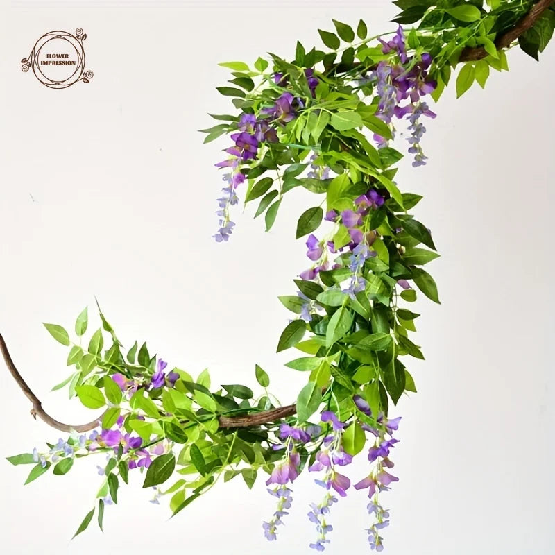 Artificial Wisteria Ivy Vine Garland – Wedding & Home Decor Artificial Vine Garland Axl