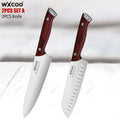 WXCOO Japanese Chef Knife Set – Sharp Stainless Steel Kitchen Chef Knife Set Axl 2PCS SET A