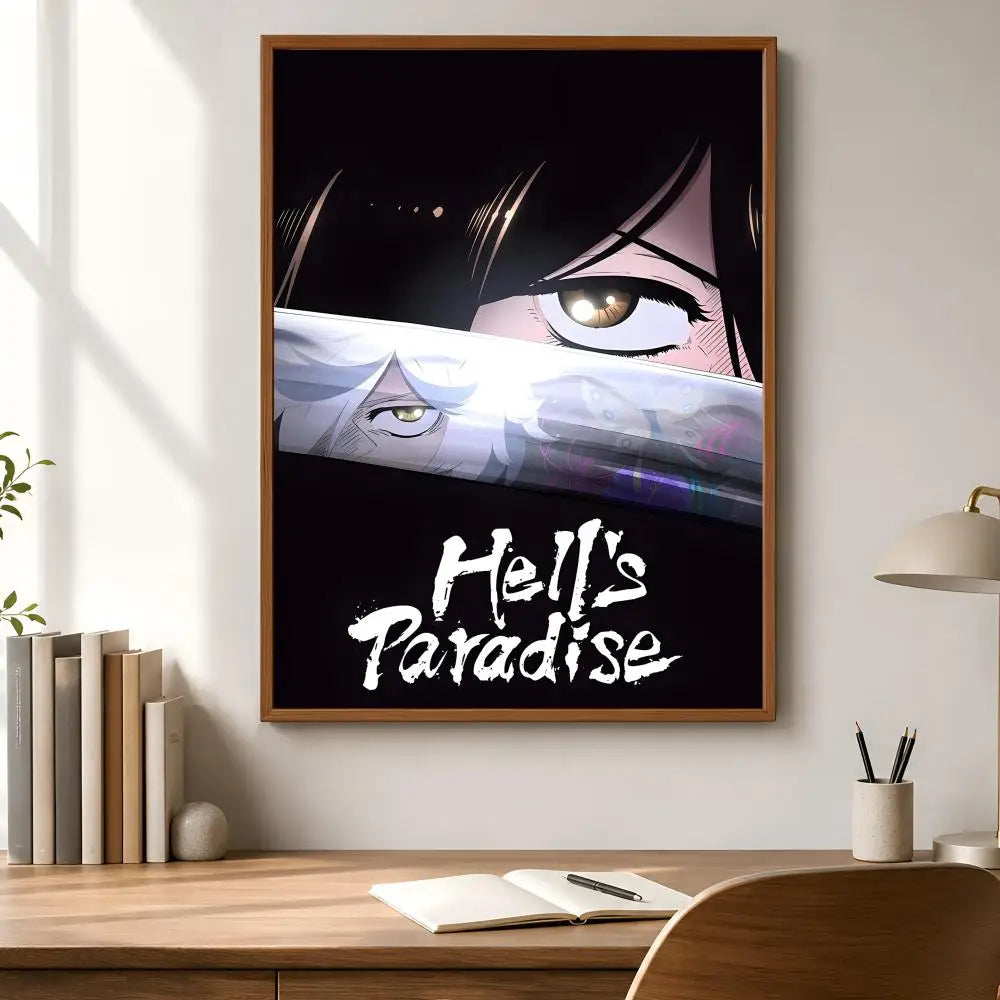 Hell's Paradise Anime PVC Wall Poster – Peel & Stick HD Art Anime Wall Poster Axl