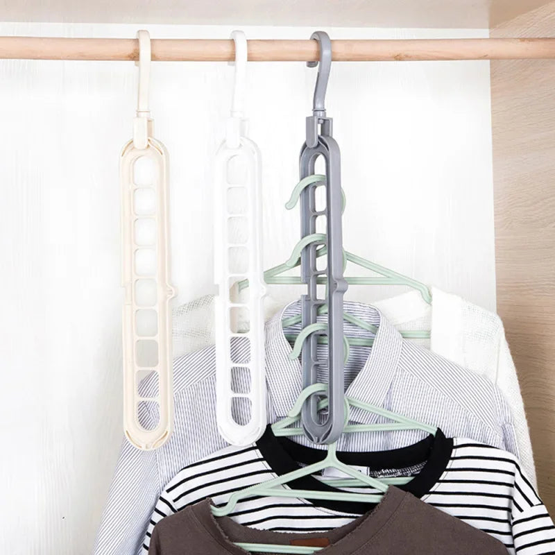 Space-Saving Multi-Port Clothes Hanger Closet Organizer Closet Hanger Organizer Axl