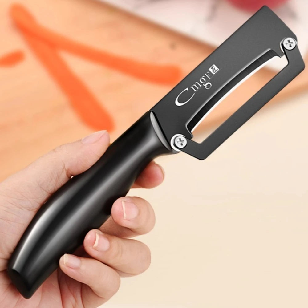 Stainless Steel Fruit & Vegetable Peeler – Full Steel Handle Vegetable Peeler Axl