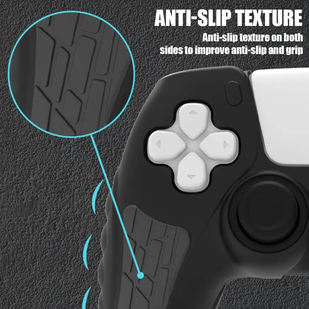 PS5 Controller Silicone Cover – Non-Slip Grip & Thumb Stick Caps Controller Silicone Cover Axl