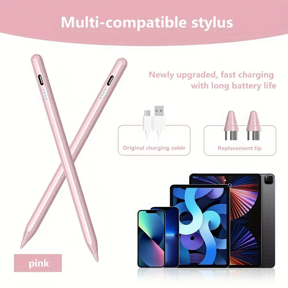 Universal Capacitive Stylus Pen – Samsung, Huawei & Xiaomi Tablets Capacitive Stylus Pen Axl Pink Color