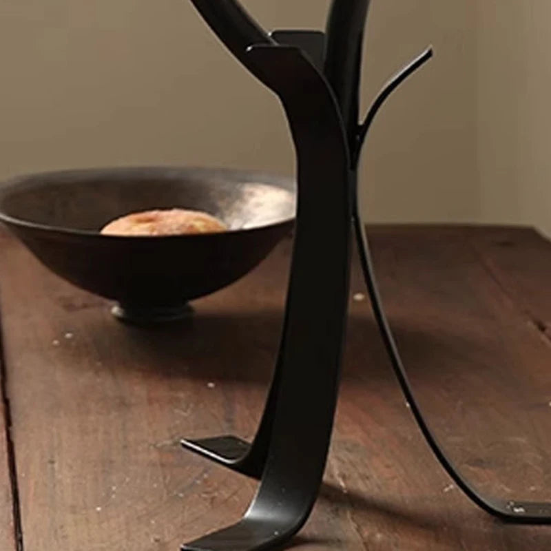 Vintage Iron Candlestick Holder – Nordic Minimalist Wedding Decor Candle Holder Axl