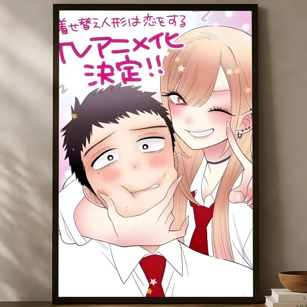 My Dress-Up Darling Self-Stick HD Wall Art Poster | Anime Decor Anime Wall Poster Axl White08 15X20cmNoframe