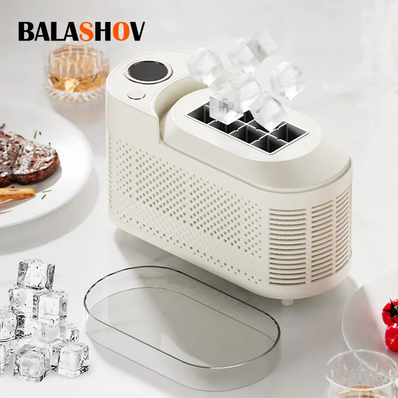 BALASHOV Portable Ice Maker – Home, Car & Camping 12/110/220V Portable Ice Maker Axl
