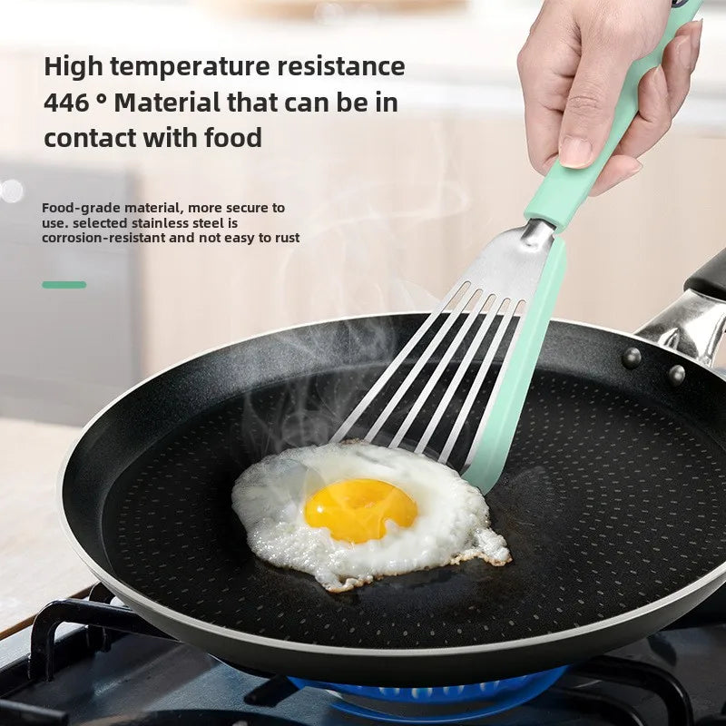 Stainless Steel Frying Spatula – Heat-Resistant Kitchen Turner Cooking Spatula Axl