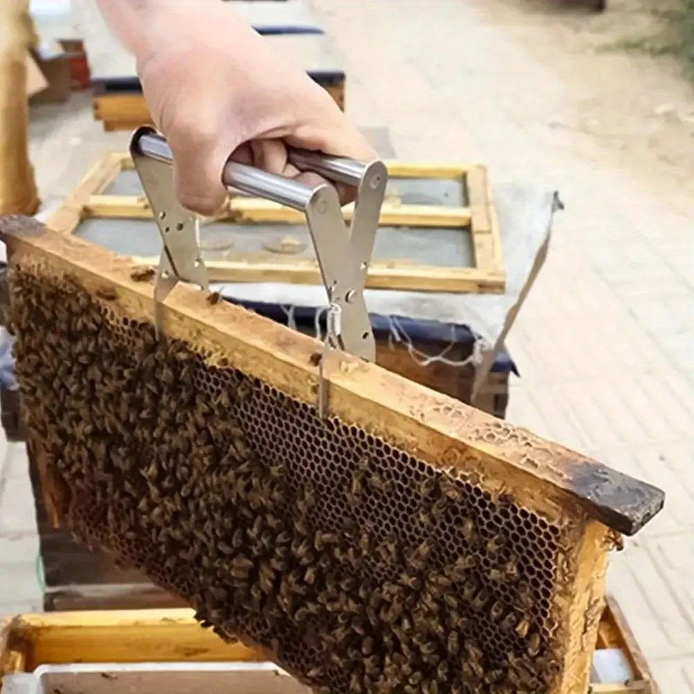 Stainless Steel Bee Hive Frame Grip | Beekeeping Clamp Tool Beekeeping Frame Grip Axl