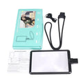 Neck-Worn Fresnel Magnifier – 43 LED Type-C Rechargeable LED Neck Magnifier Axl 4X