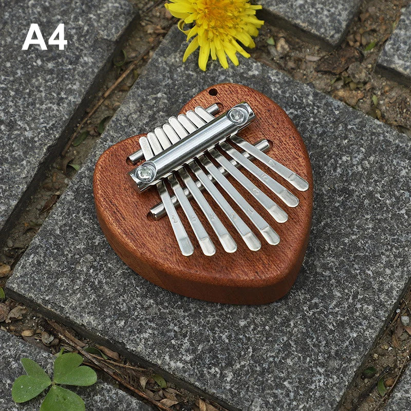 8-Key Mini Kalimba Thumb Piano Keychain – Gift for Kids Mini Thumb Piano Axl A4