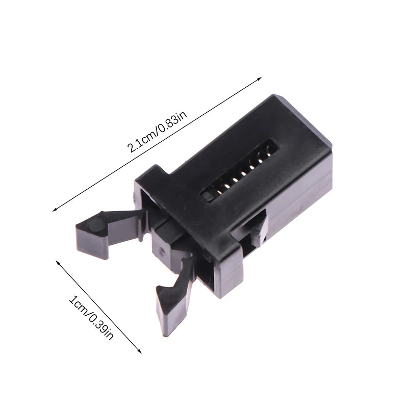 10-Pack Trash Can Lid Latch Clips – Self-Locking Replacement Bin Lid Latch Clips Axl