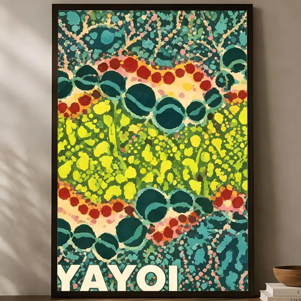 Yayoi Kusama Wall Art Poster – Self-Stick Waterproof HD Wall Art Poster Axl White05 15X20cmNoframe