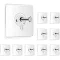 Self-Adhesive Wall Hooks – No-Drill Picture & Decor Hanger Adhesive Wall Hooks Axl 10pcs