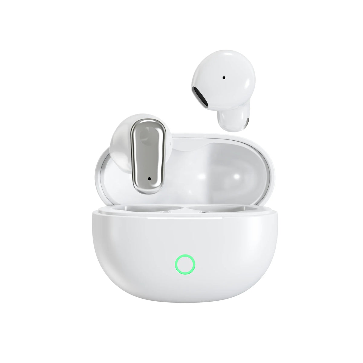 Wireless Earbuds TWS Bluetooth In-Ear Headphones with Mic & Bass Wireless Earbuds Axl WHITE