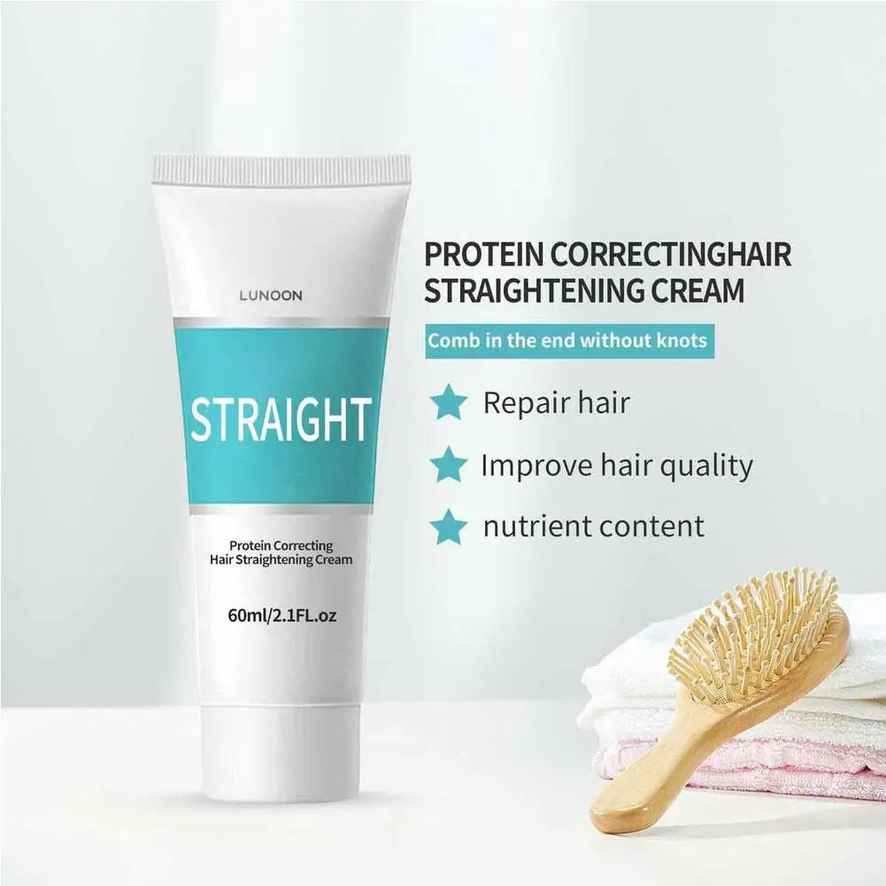 SADOER Keratin Hair Straightening Cream 60ml – Smooth & Frizz-Free Keratin Hair Treatment Axl