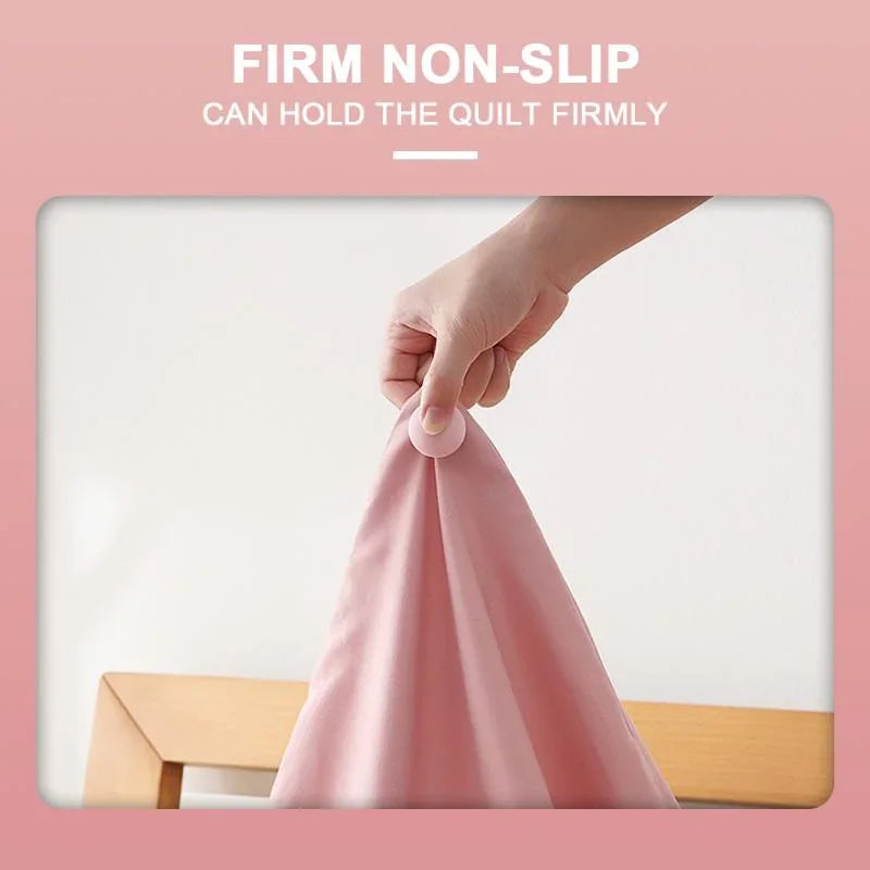 6-Pack Anti-Slip Quilt & Bed Sheet Clips | Duvet Fastener Set Bedding Fastener Clips Axl