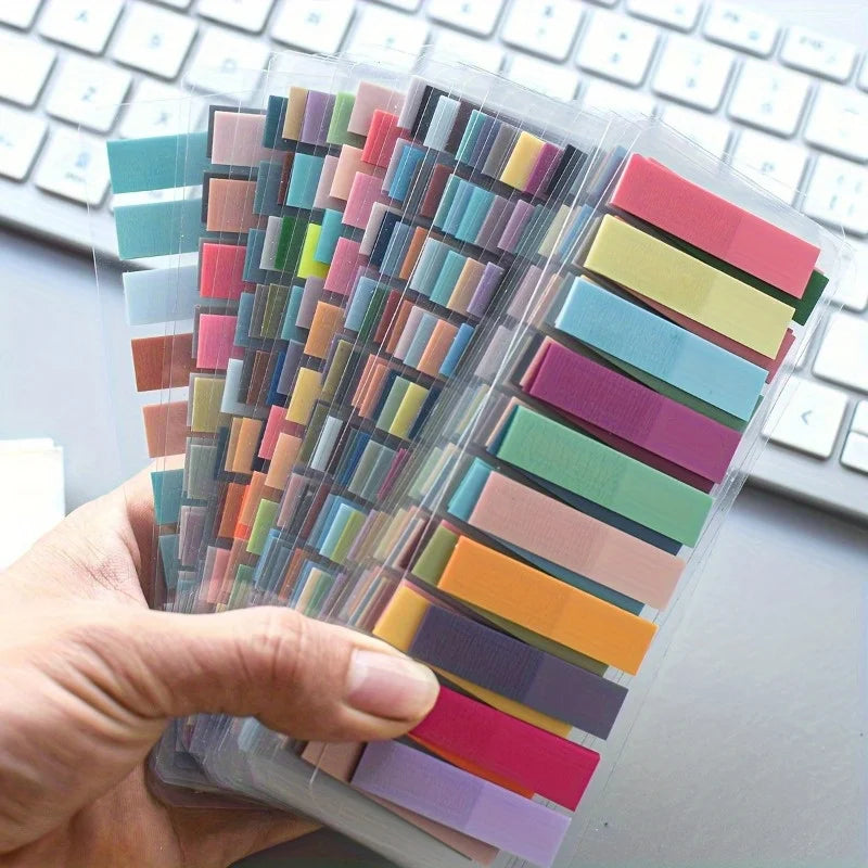 Morandi Translucent PET Index Tabs – 800 Sticky Stickers Index Tab Stickers Axl