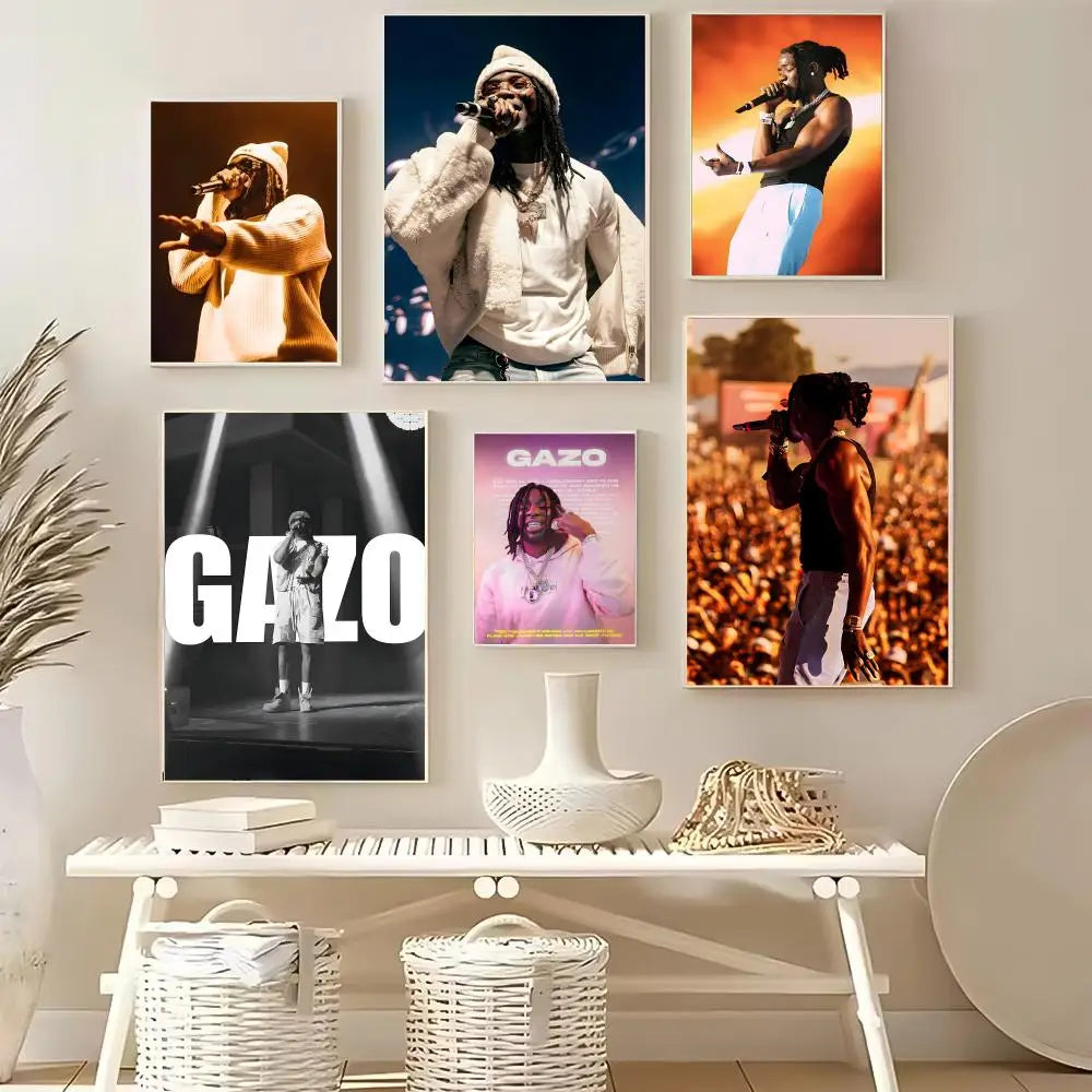 G-Gazo Rapper HD Poster – Self-Adhesive Waterproof Wall Decor Wall Poster Axl