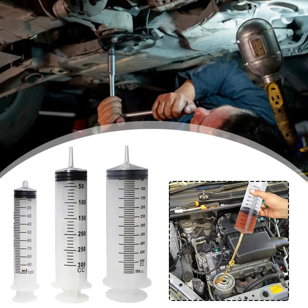 Vacuum Oil Pump Syringe 100/300/550ml – Portable Car Tool Vacuum Oil Pump Axl