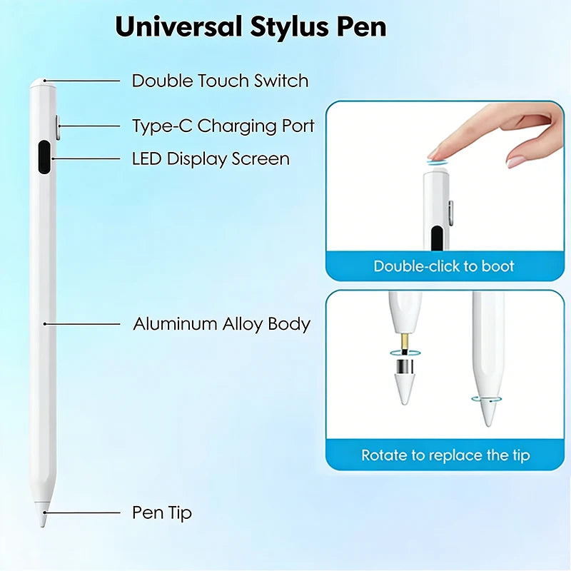 Universal Stylus Pen for iOS, Android & Windows Tablet Capacitive Stylus Pen Axl
