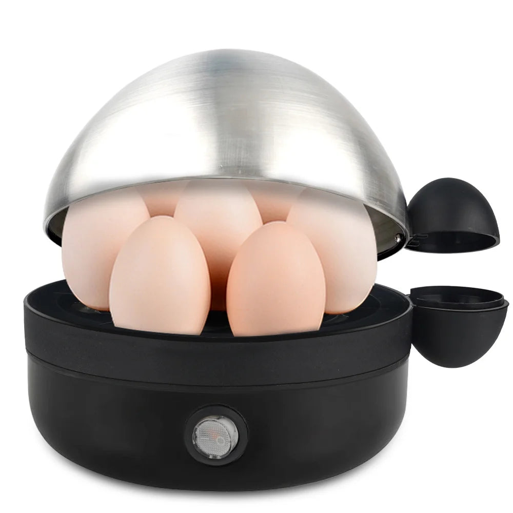 BALASHOV 360W Electric Egg Cooker – 7-Egg Steamer Auto Shut-Off Electric Egg Cooker Axl black EU