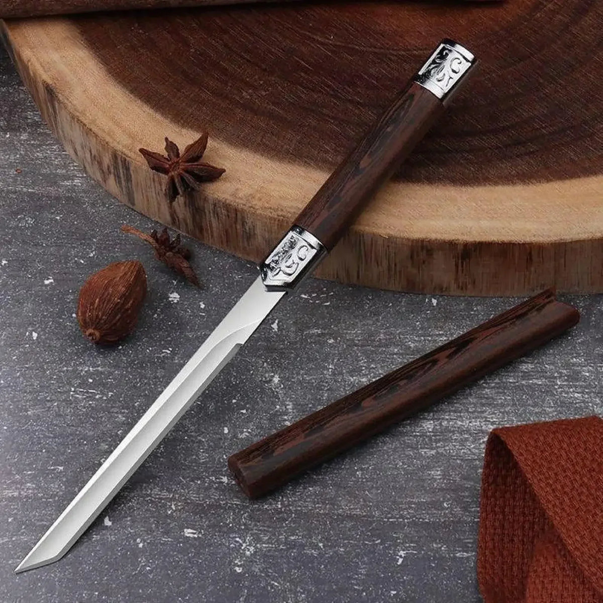 SHENJIU Stainless Steel Paring Knife – Fruit, Sushi & Meat Paring Knife Axl