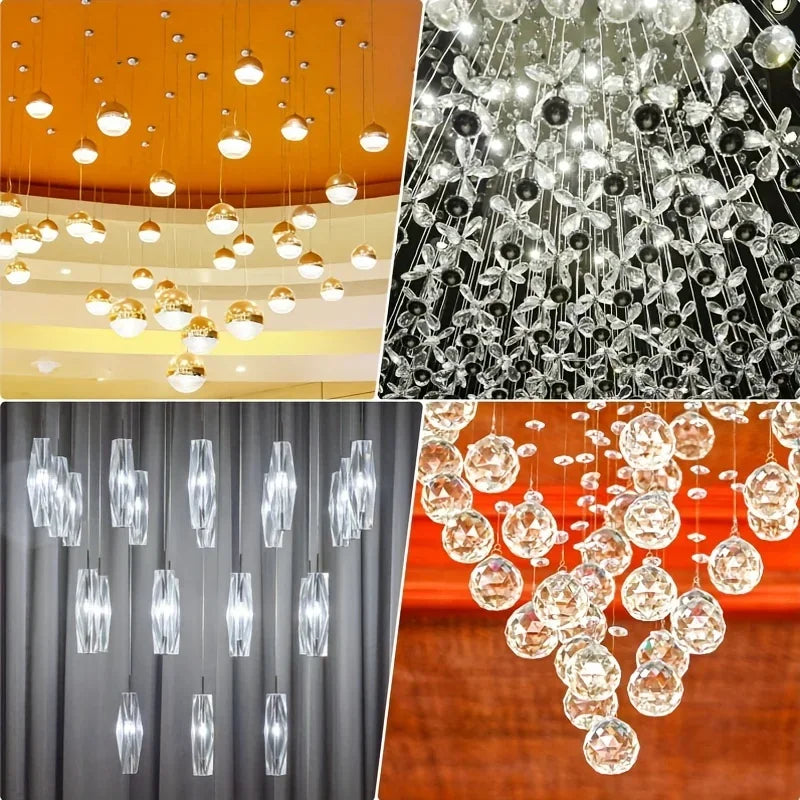 Clear Monofilament Craft Line – Balloons, Beads & Decor 100m Craft Monofilament Line Axl