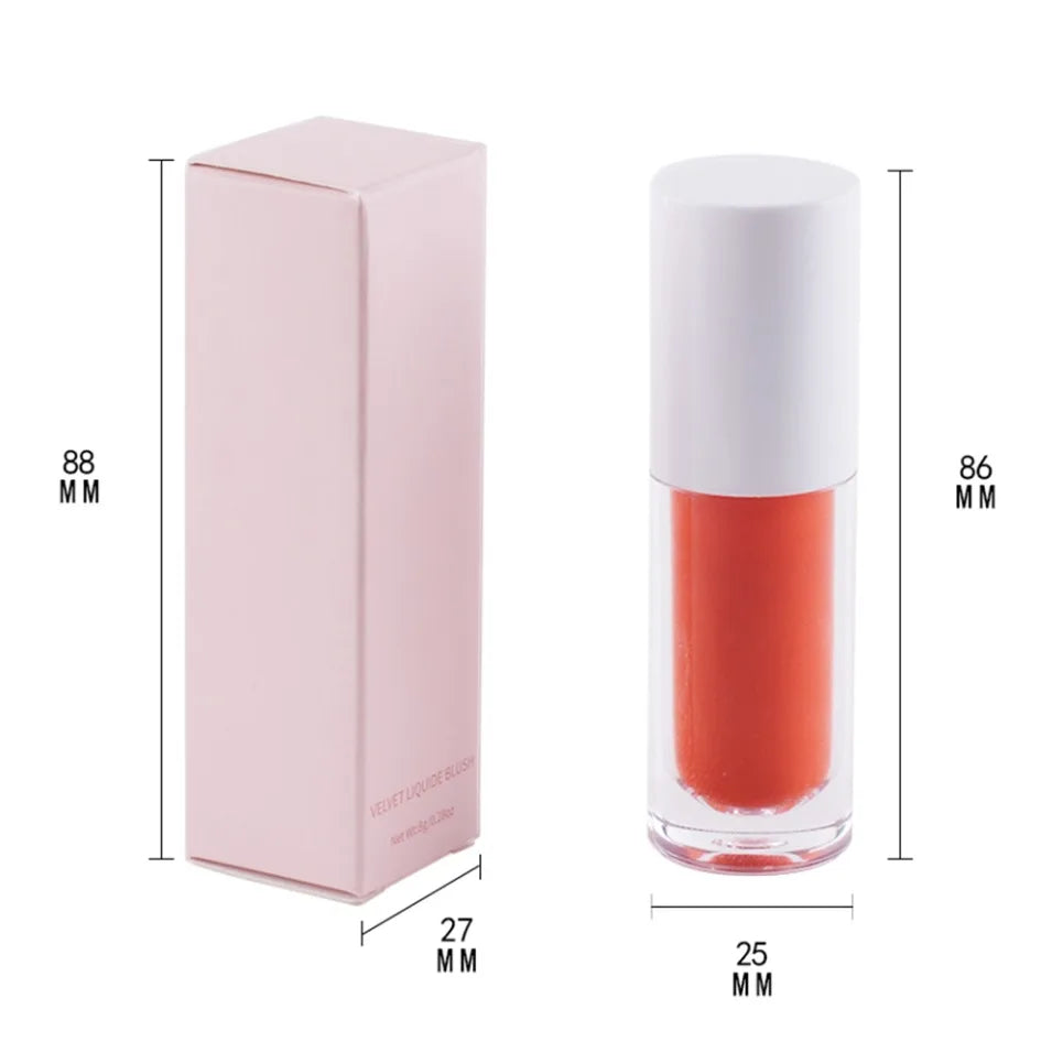 Vegan Liquid Blush & Lip Tint – Matte Cream, Long-Lasting Liquid Blush Axl
