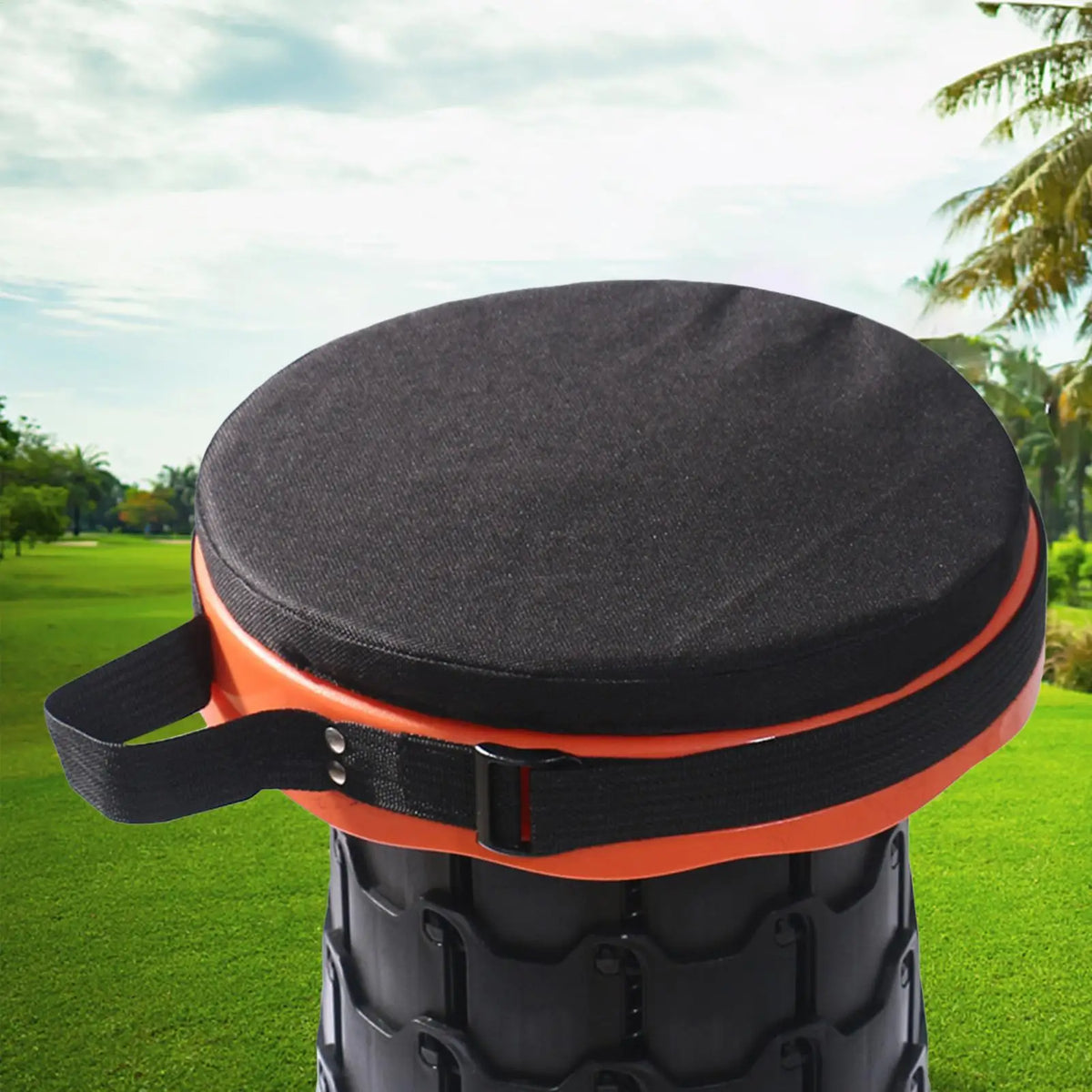 Waterproof Round Stool Cushion – Oxford Cloth Camping Pad Camping Stool Cushion Axl