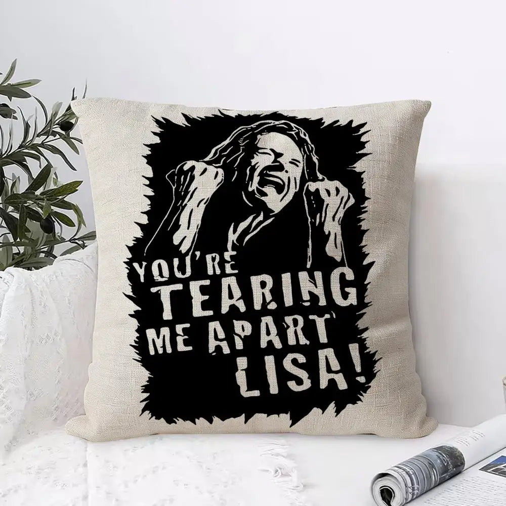 Tommy Wiseau The Room Linen Cushion Cover | Hidden Zipper Cushion Cover Axl White2 50X50cm
