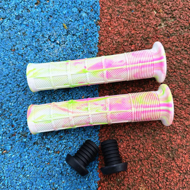 MTB Handlebar Grips – Non-Slip Rubber Mountain Bike Grips 2Pcs Bike Handlebar Grips Axl