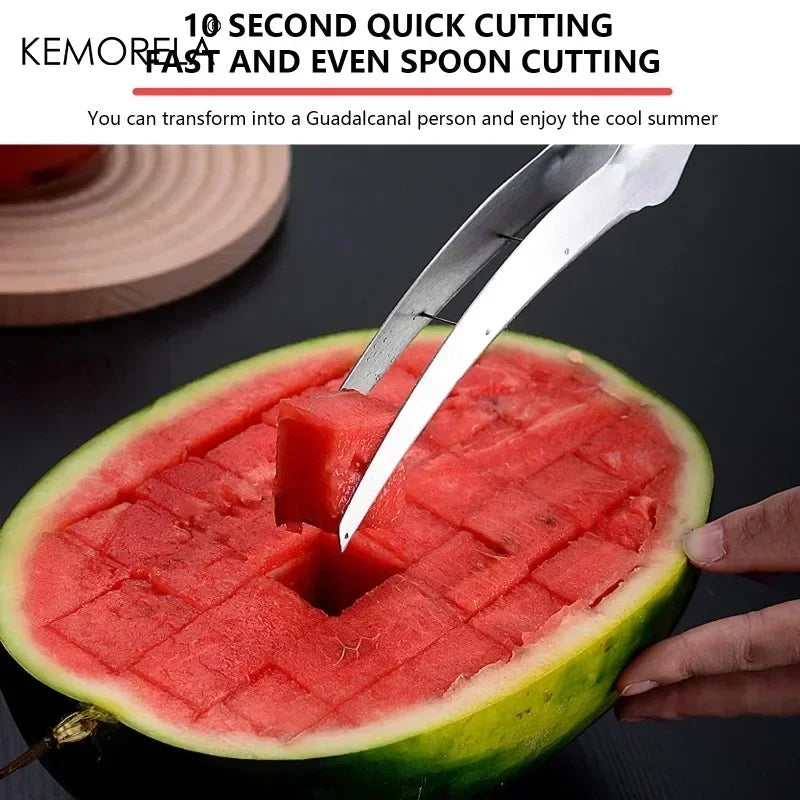 Stainless Steel Watermelon Cube Cutter & Slicer Tool Fruit Slicer Tool Axl